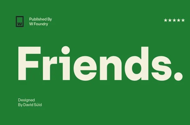 Friends Font Family