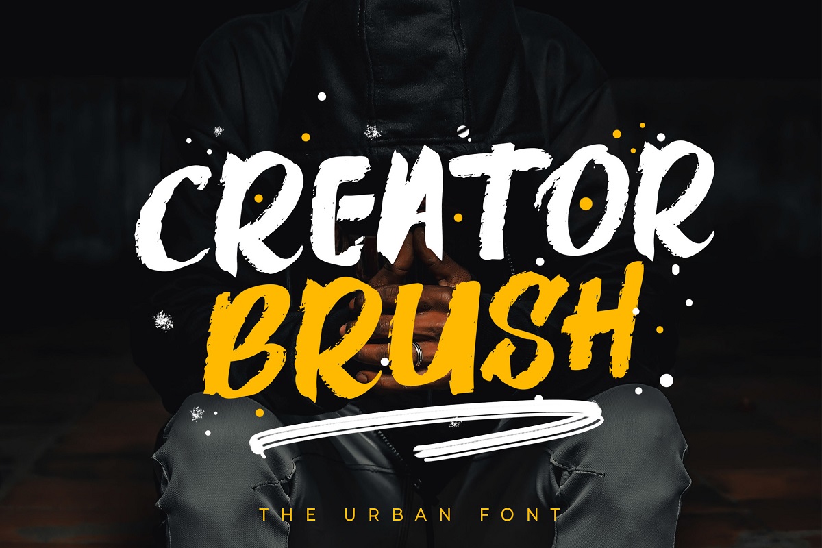 Creator Brush Font