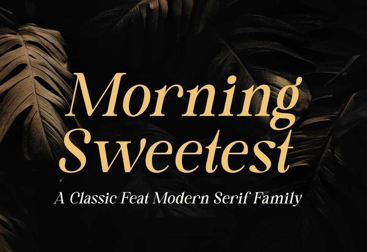 Morning Sweetest Font