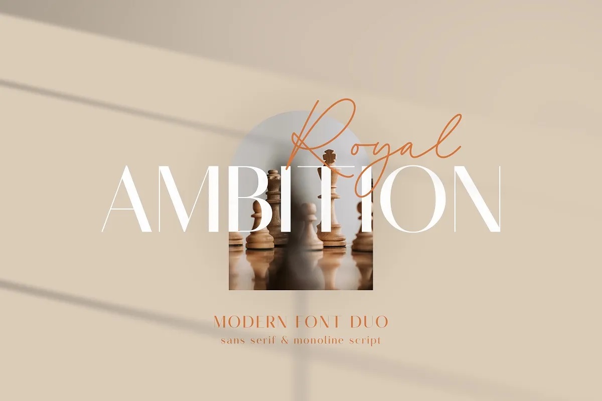 Royal Ambition Font Duo