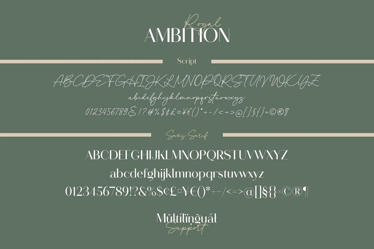 Royal Ambition Font Duo-3