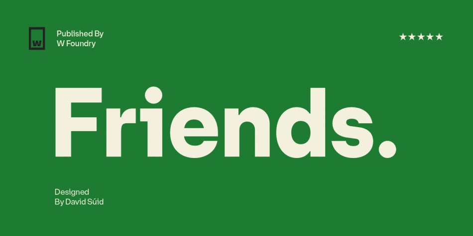 Friends Font Family