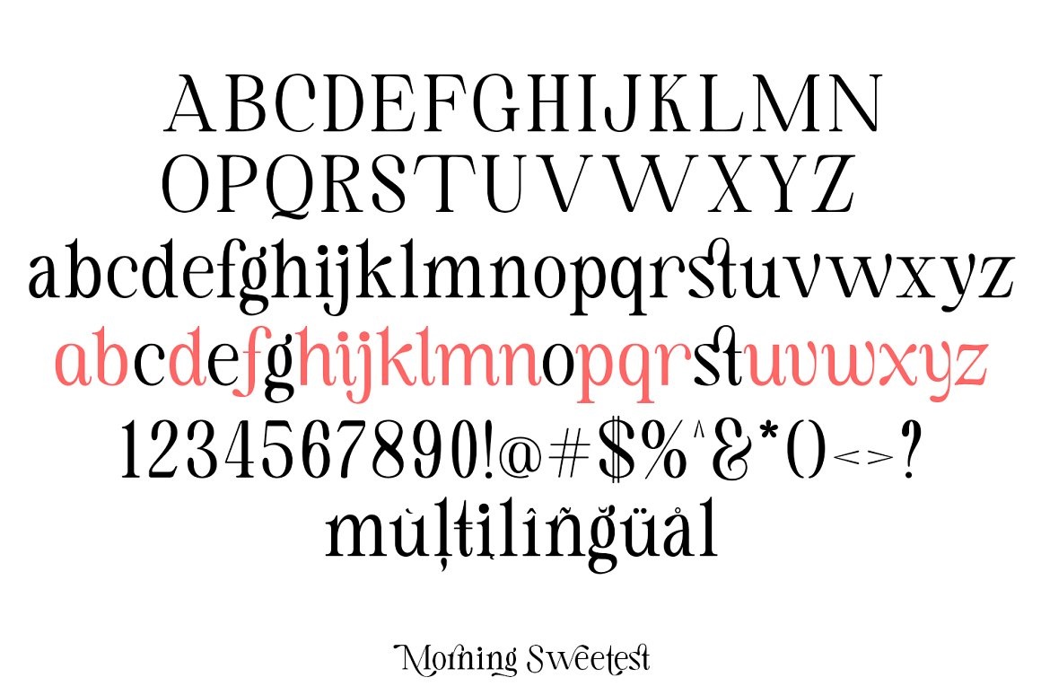 Morning Sweetest Font-3