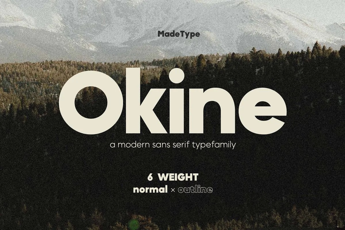 Okine Font Family Download Free