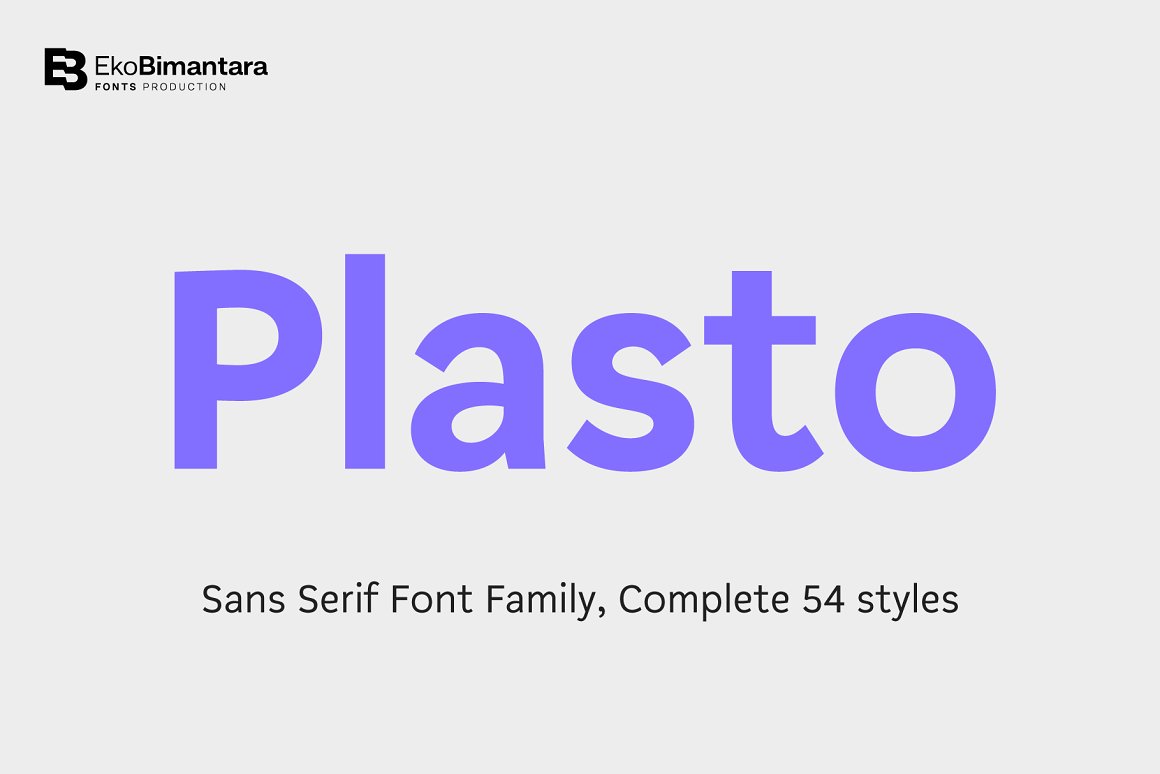 Plasto Font Family