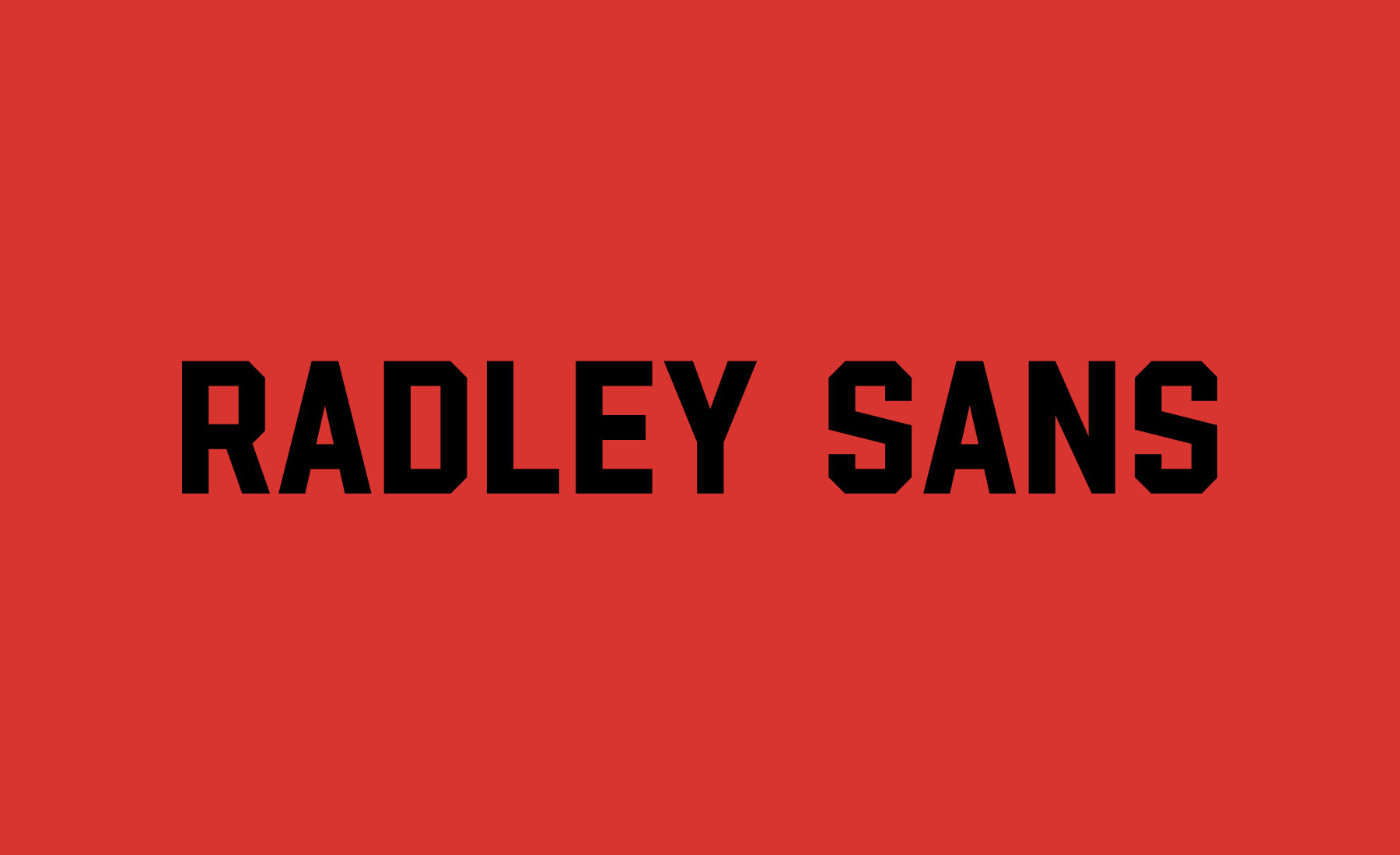 Radley Sans Font