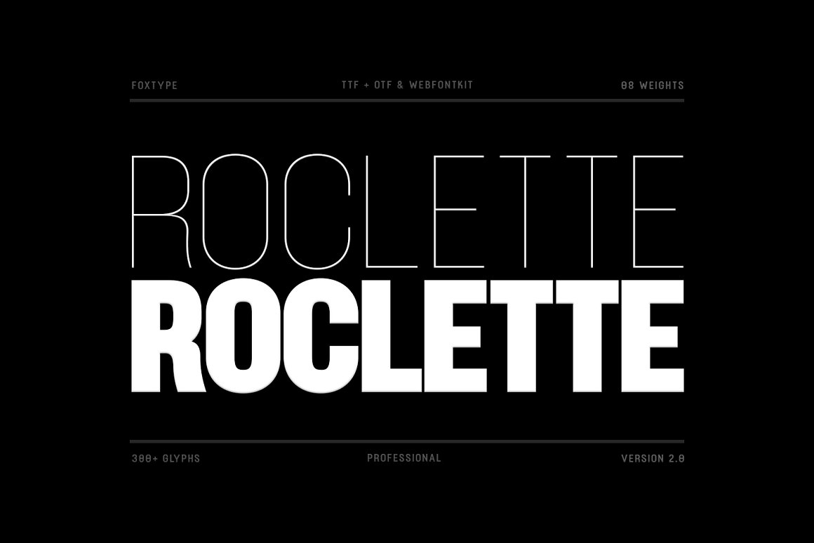 Roclette Pro Font Family