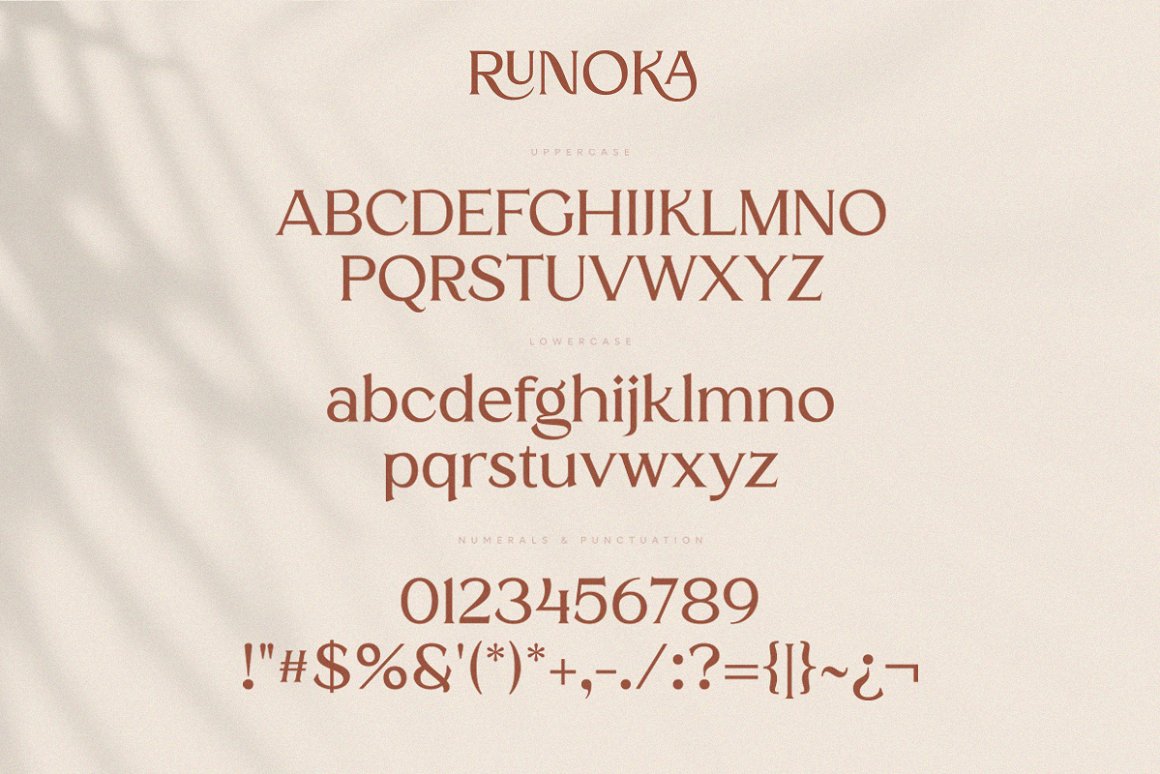 Runoka Font-3