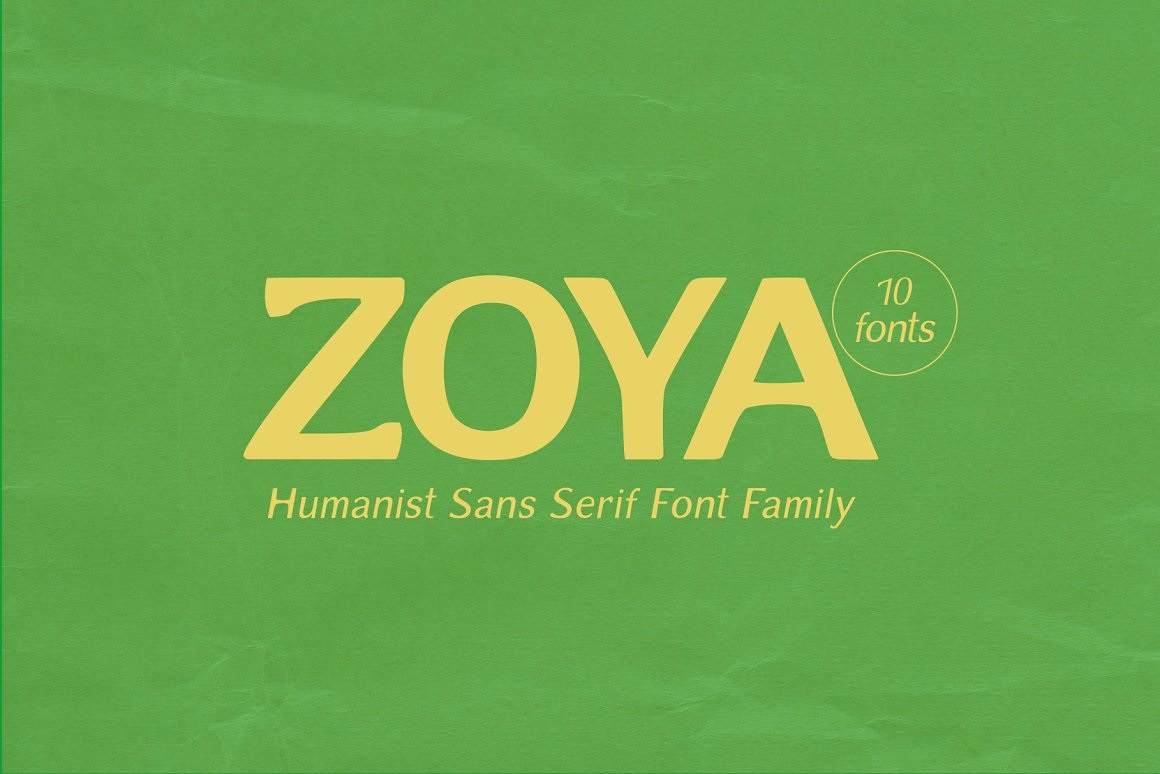 Zoya Font Family