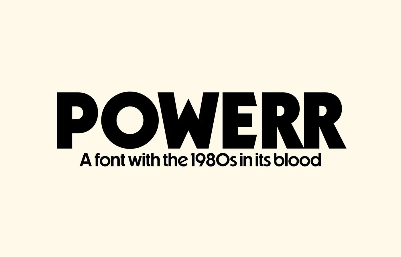 Powerr Font Family