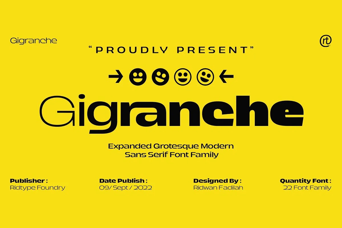 Gigranche Font Family