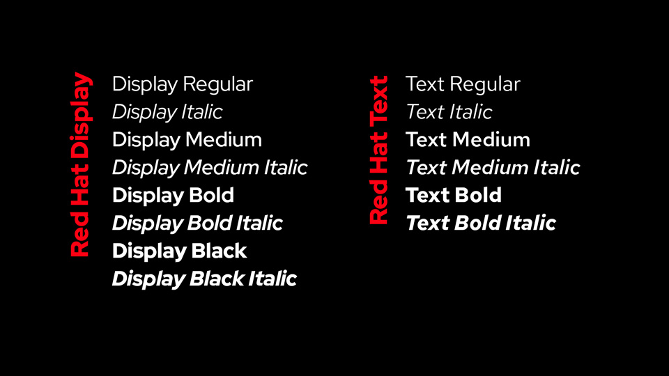 Red Hat Sans Serif Font Family-2