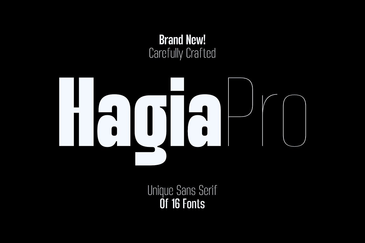 Hagia Pro Font