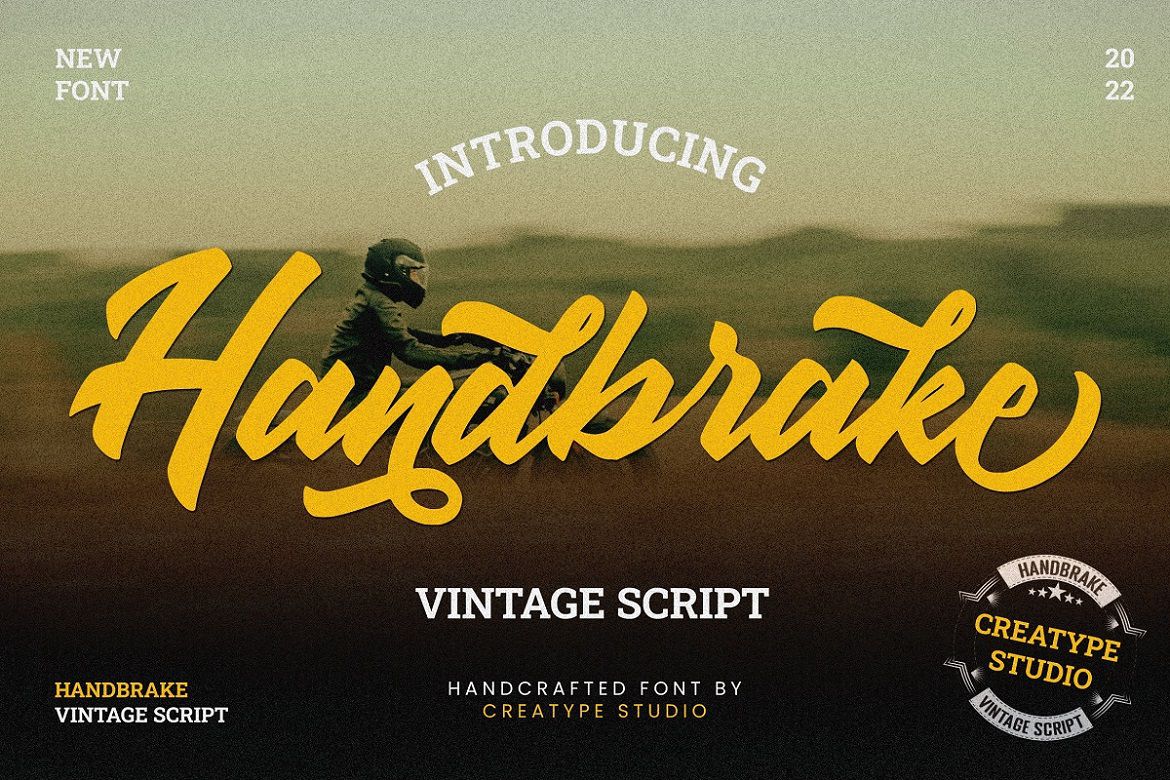 Handbrake Font