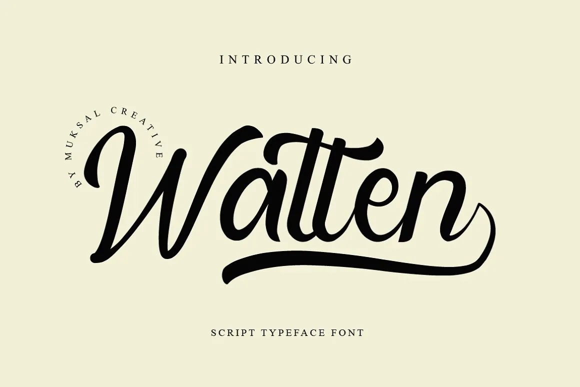 Watten Font