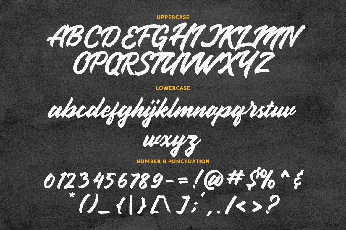 Handbrake Font-3