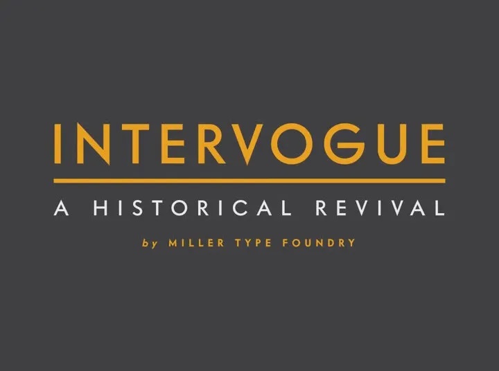 Intervogue Font Family