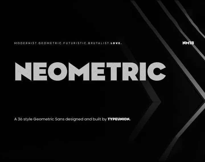 Neometric Font Family