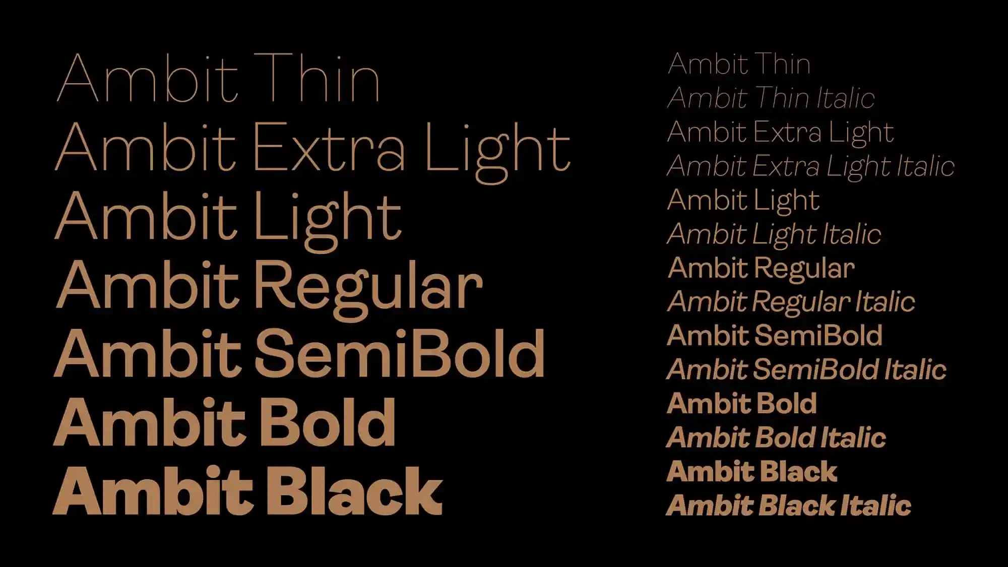 Ambit Font Family-2