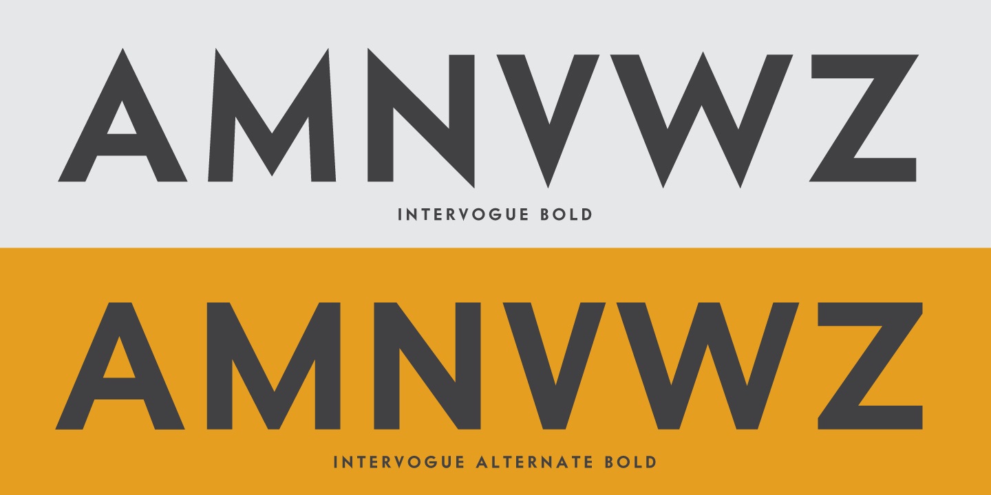 Intervogue Font Family-2