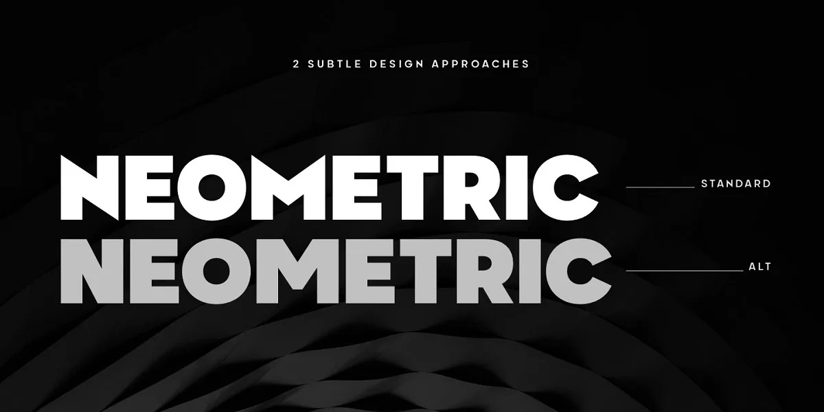 Neometric Font Family-2