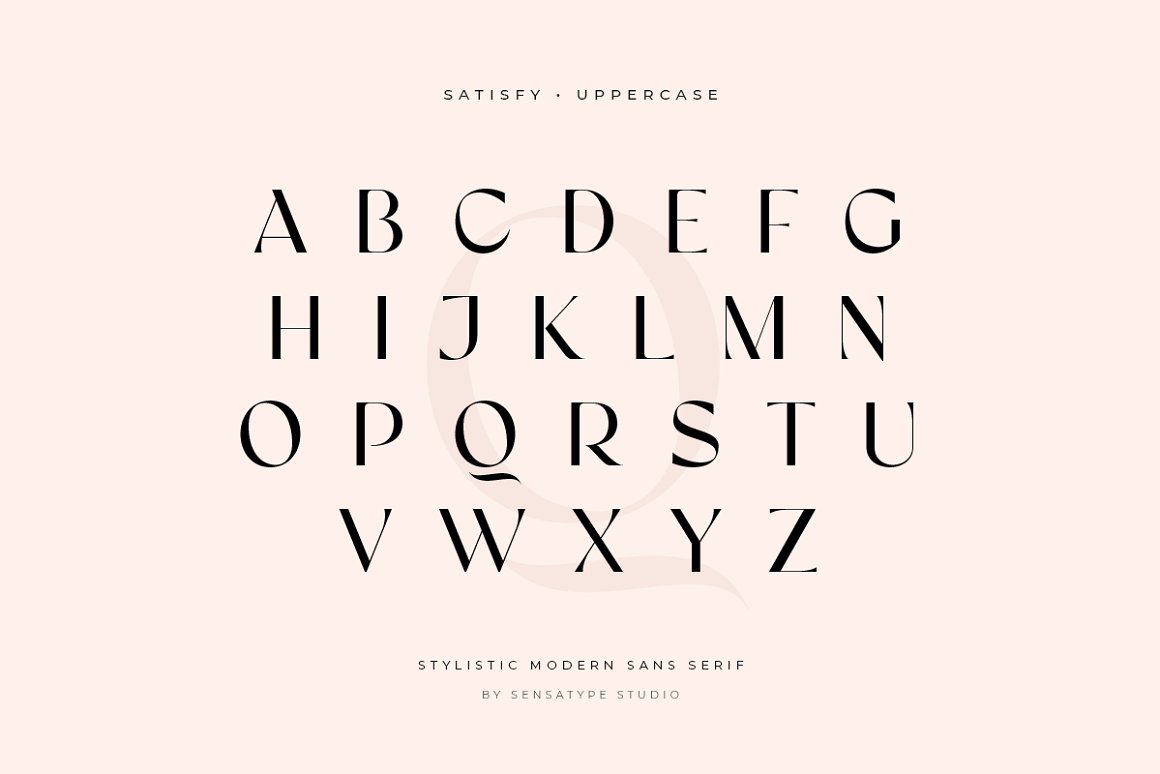 Satisfy Font-2