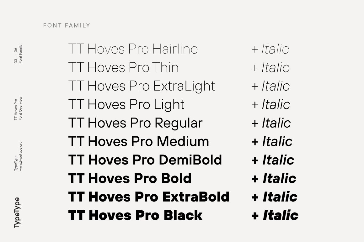 TT Hoves Pro Font Family-2