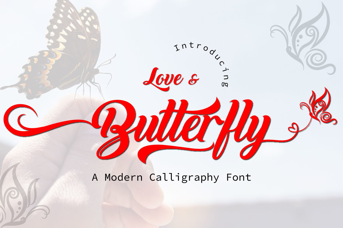 Love And Butterfly Font