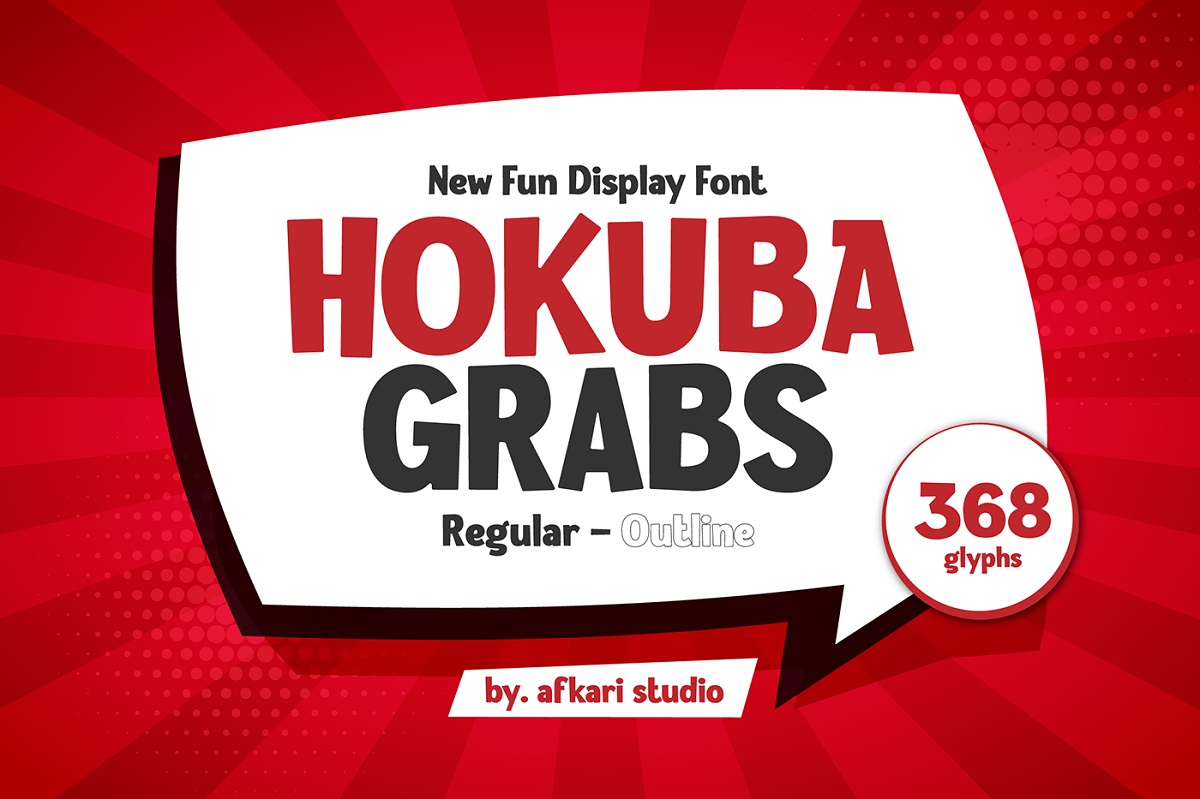 Hokuba Grabs Font