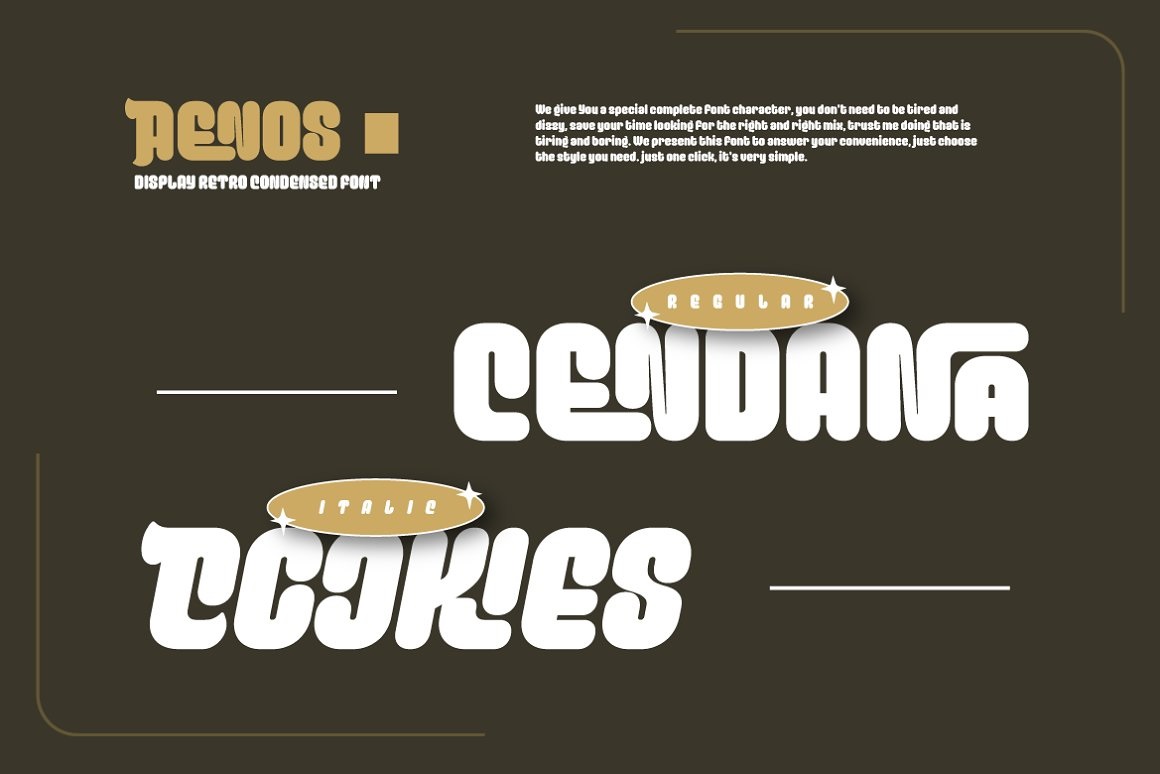 Aenos Display Retro Font-2