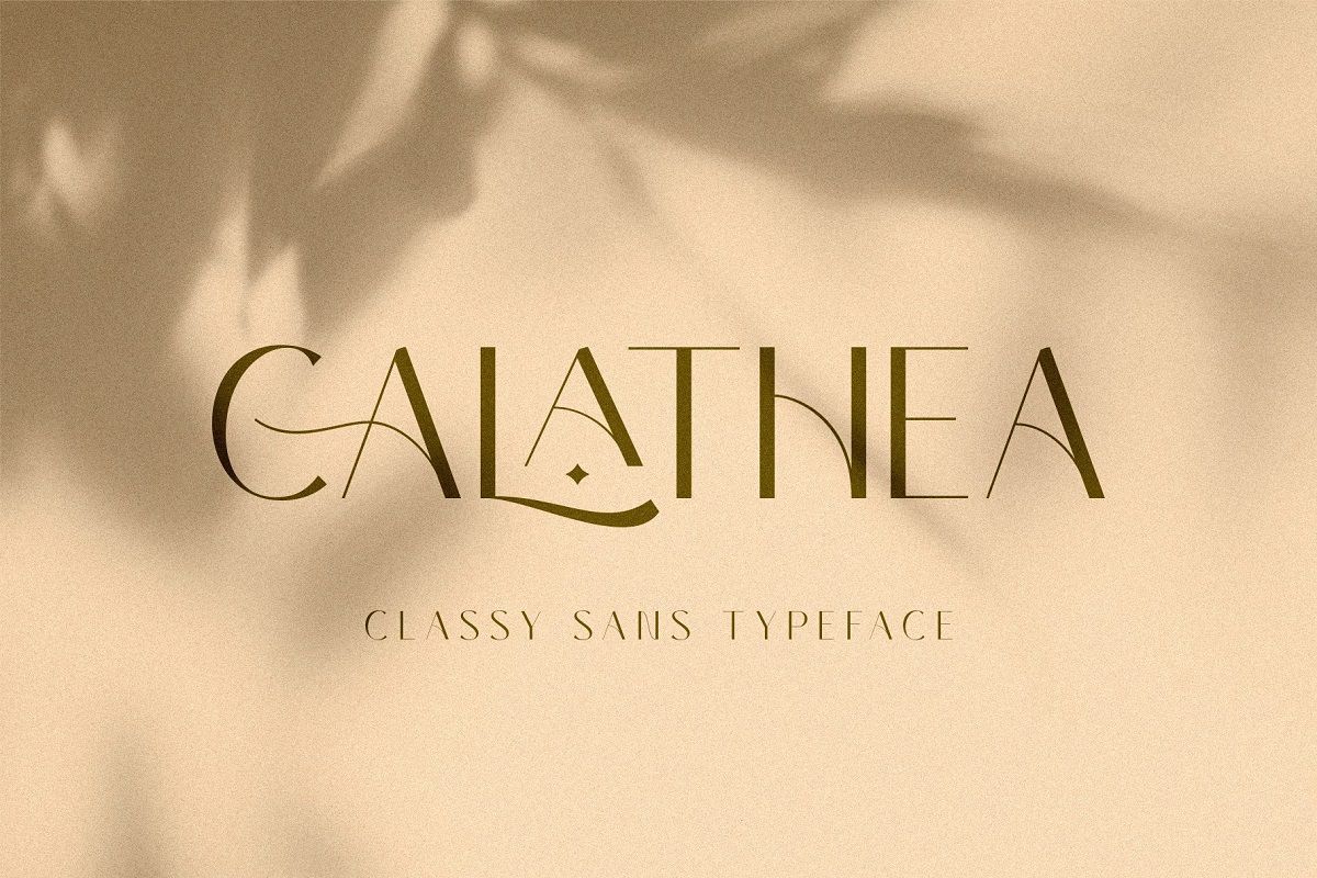 Calathea Font