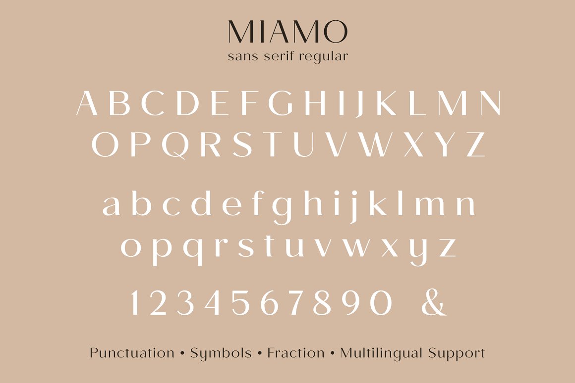 Miamo Sans Serif Font Family