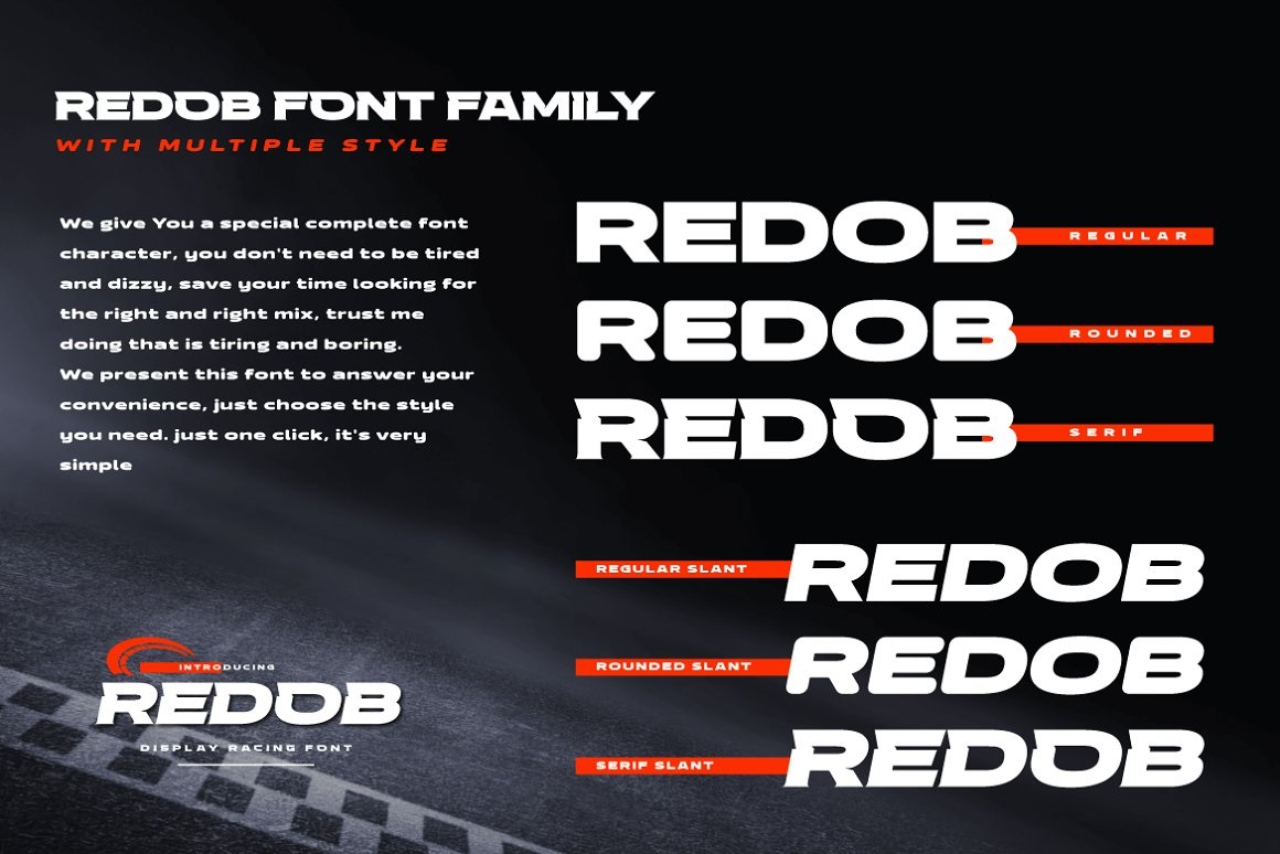 Redob Display Font Family-2