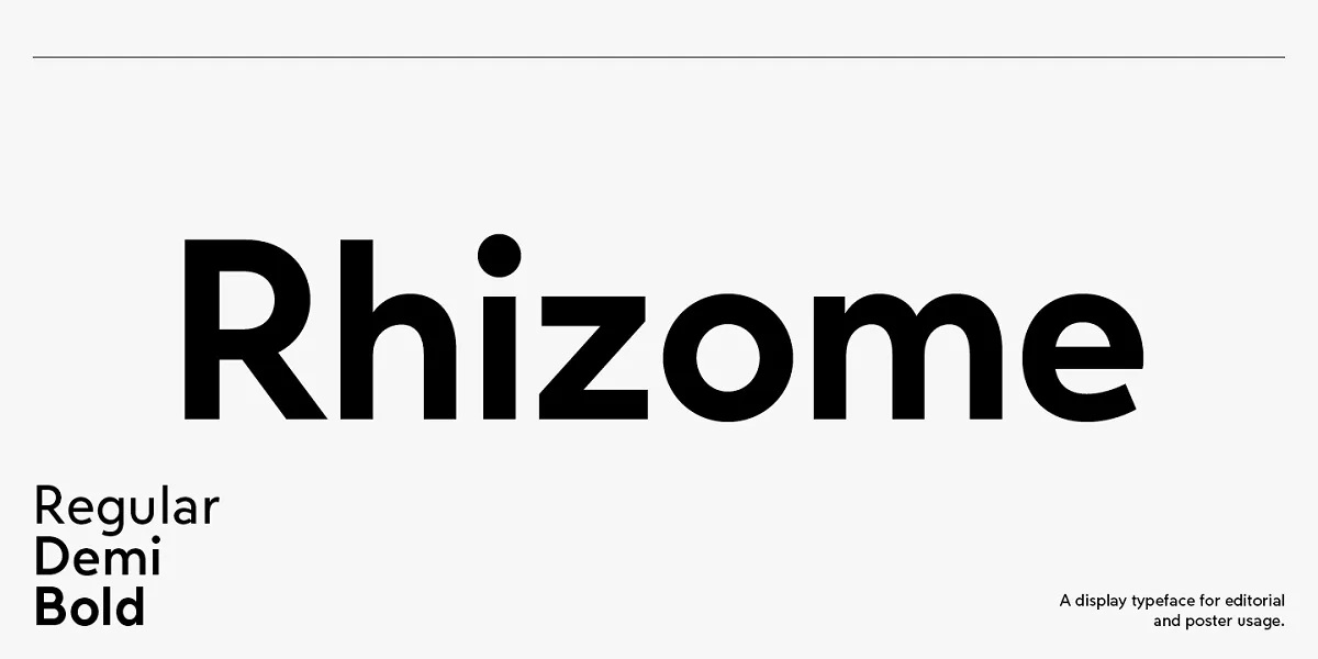 Rhizome Font Family