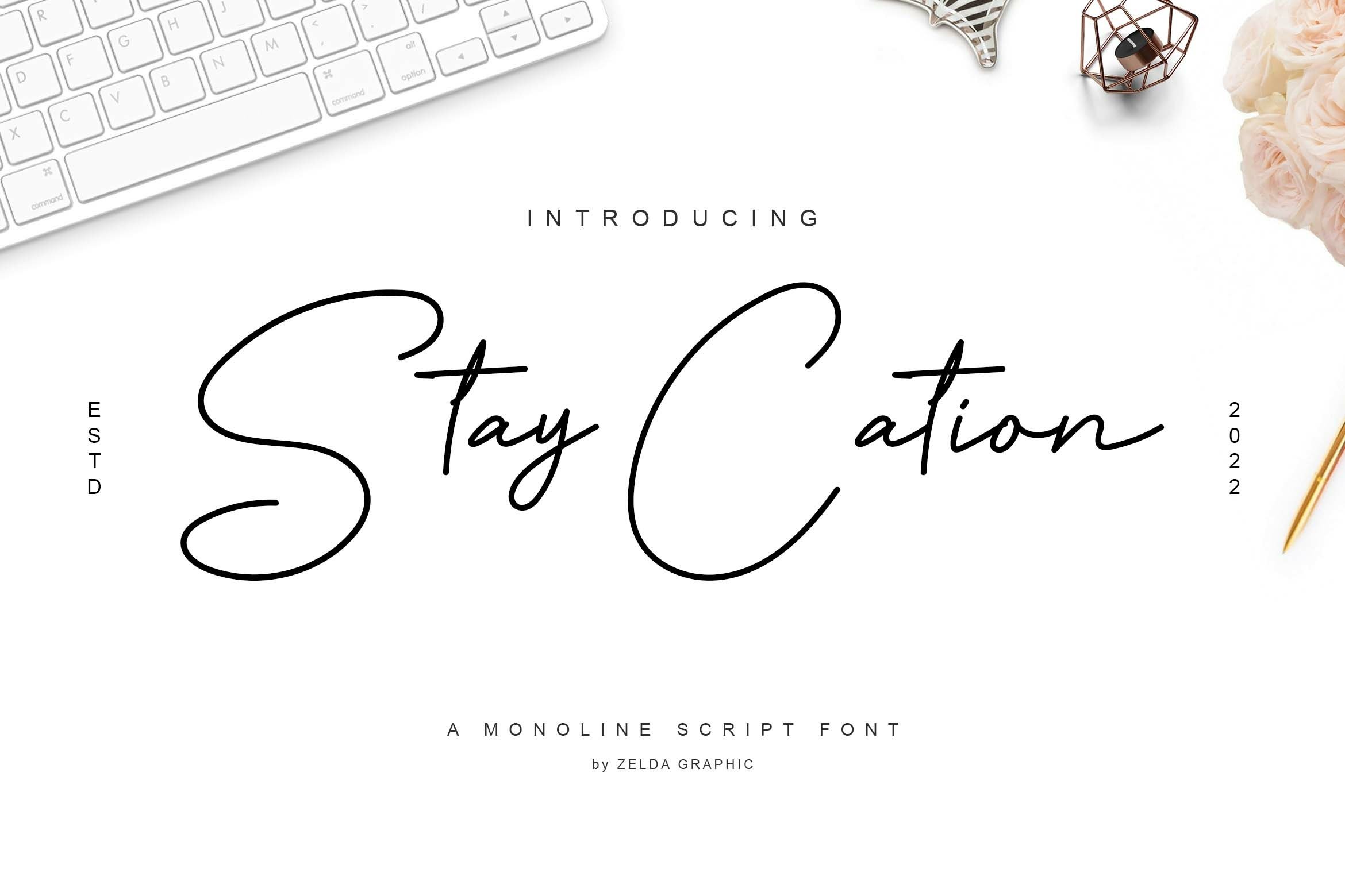 Staycation Font