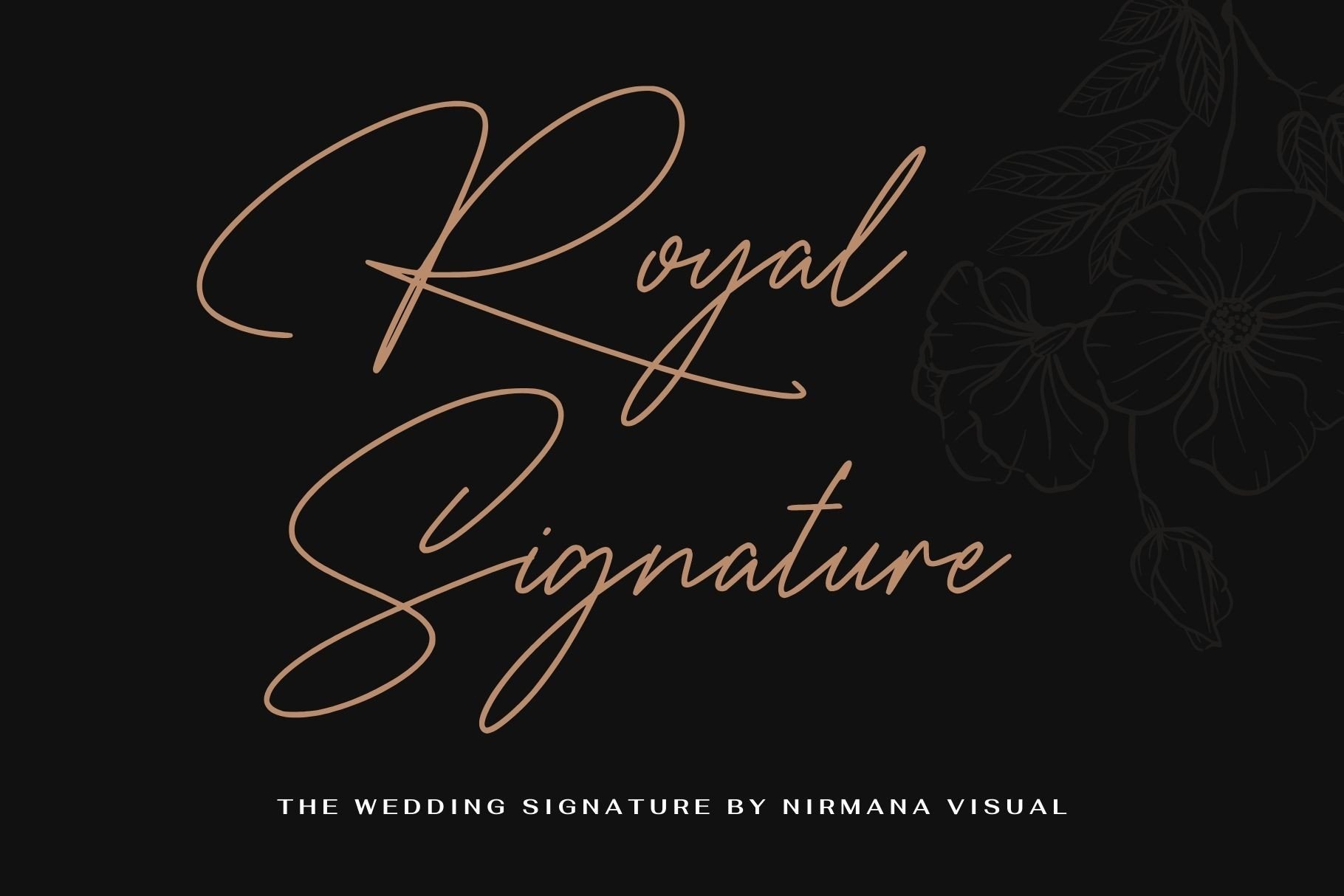 The Wedding Signature Font-2