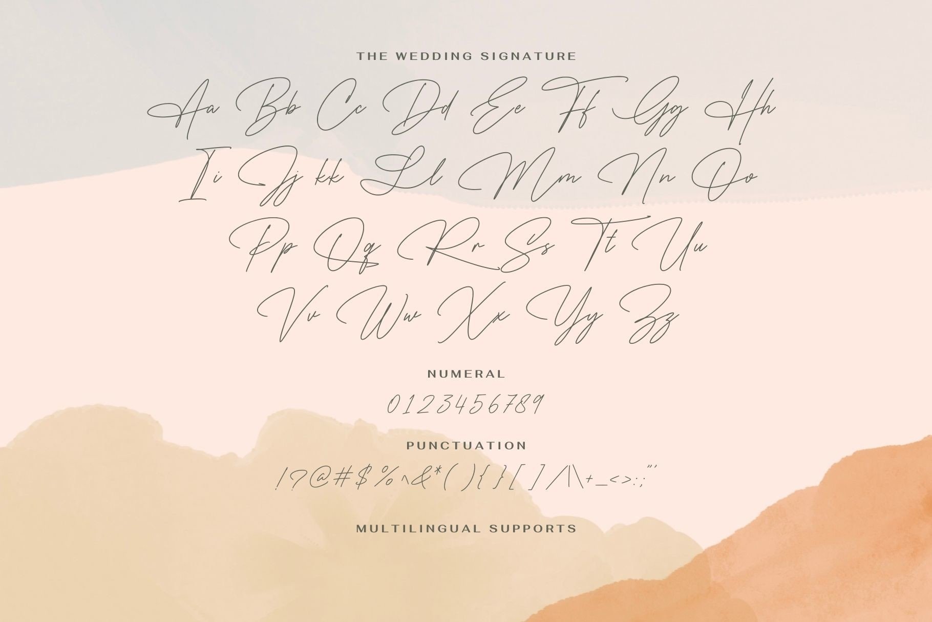 The Wedding Signature Font-3