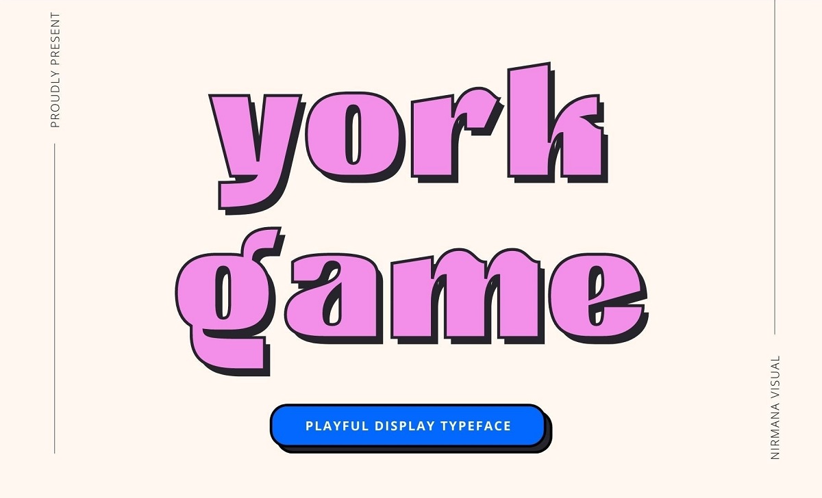 York Game Font