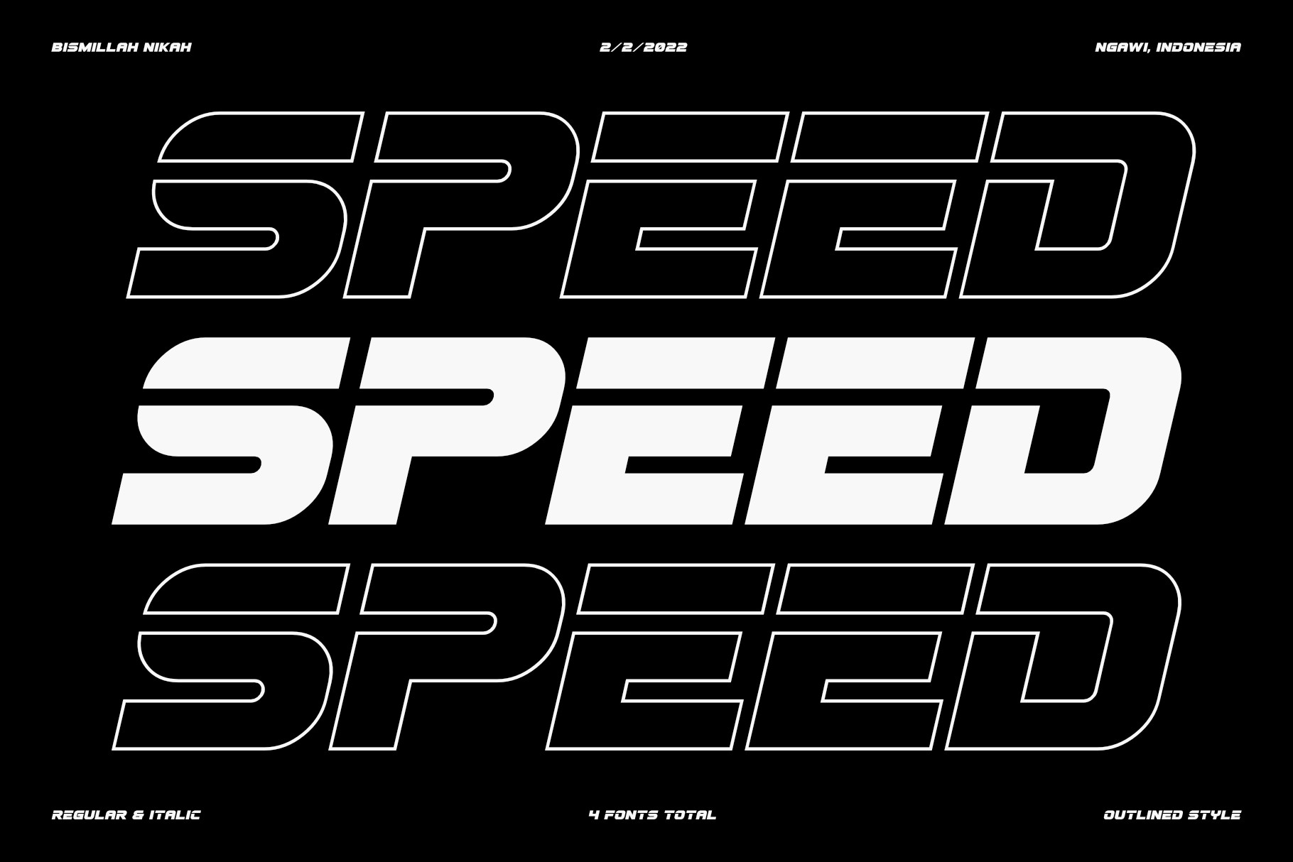 Speed Fez Font Family