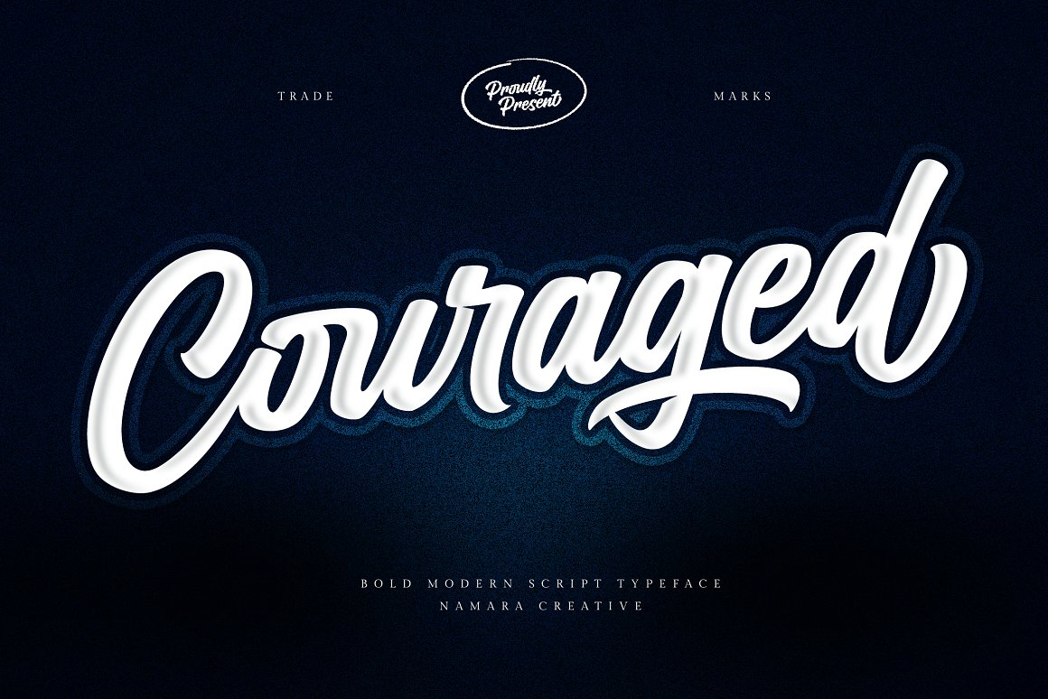 Couraged Font