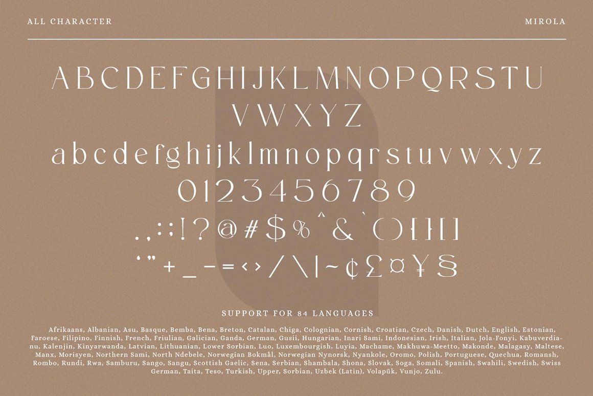 Mirola Serif Font 3