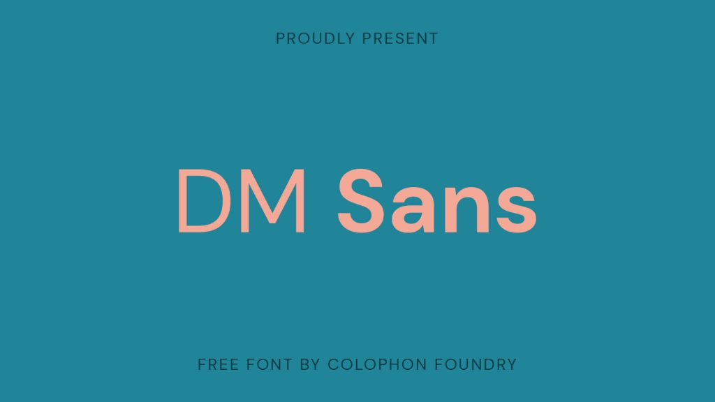 DM Sans Font Family