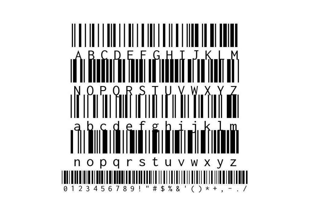 Libre Barcode 128 Text Font-2