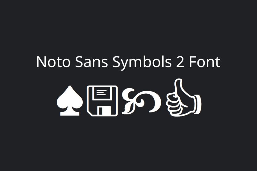 Noto Sans Symbols 2 Font