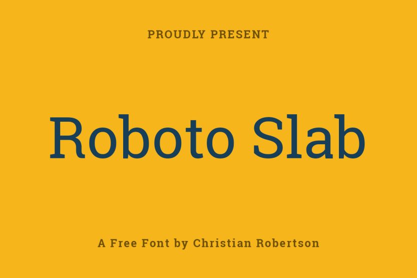 Roboto Slab Font Family