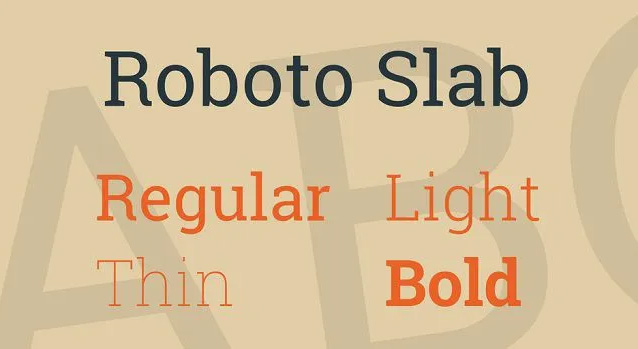 Roboto Slab Font Family-2