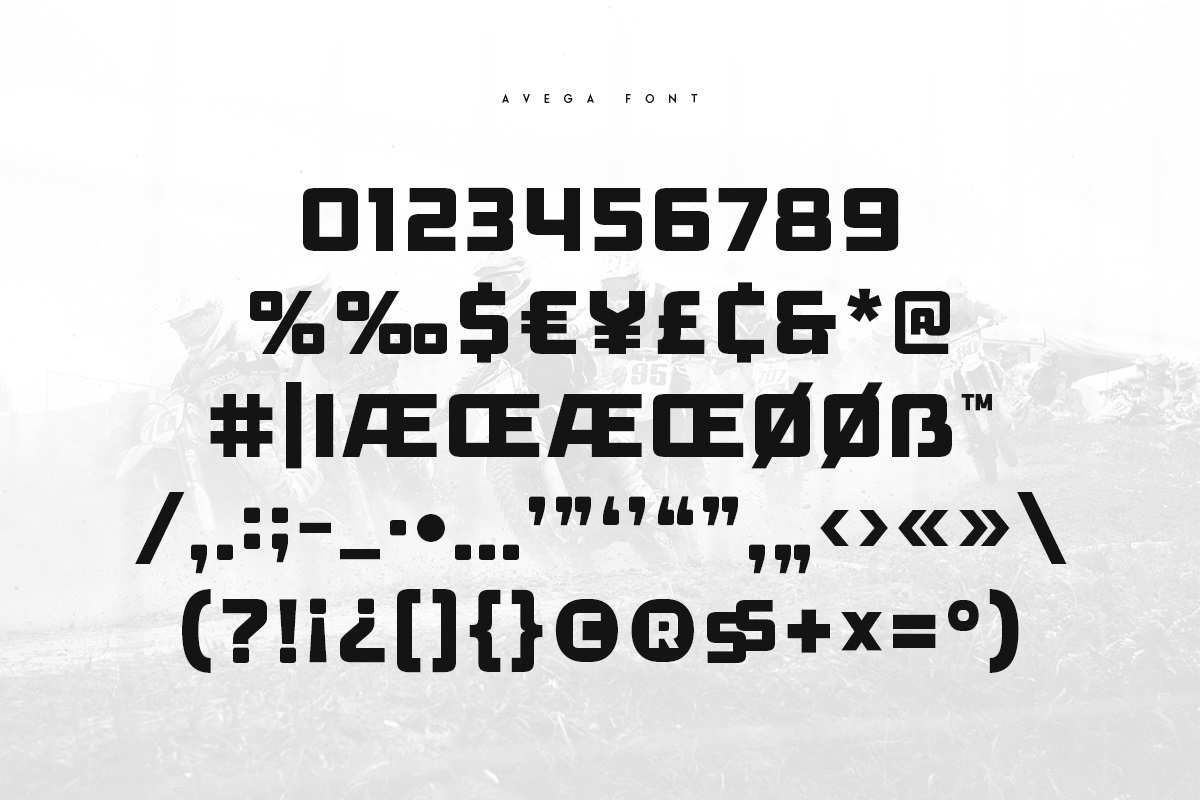 Avega Font-3