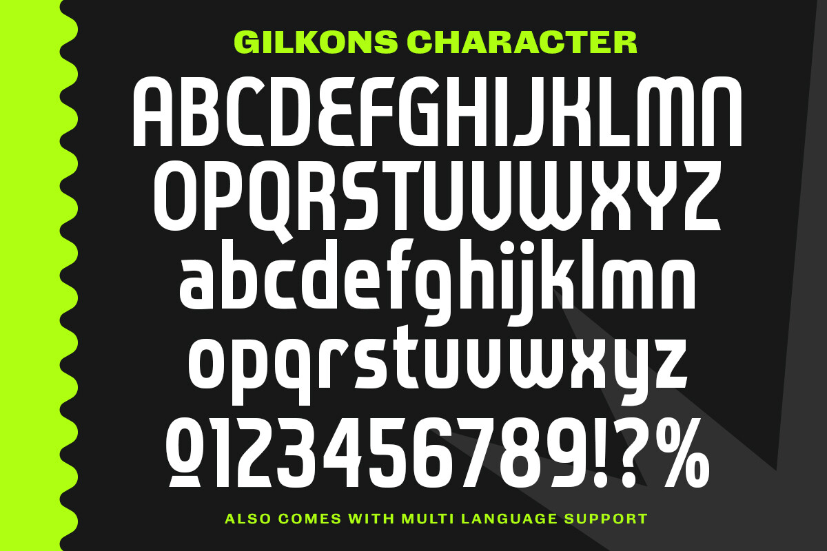 Gilkons Font-3