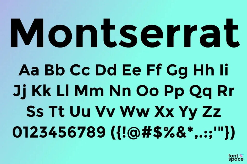 Montserrat Font Family-2