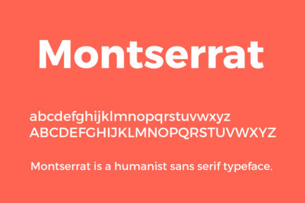 Montserrat Font Family